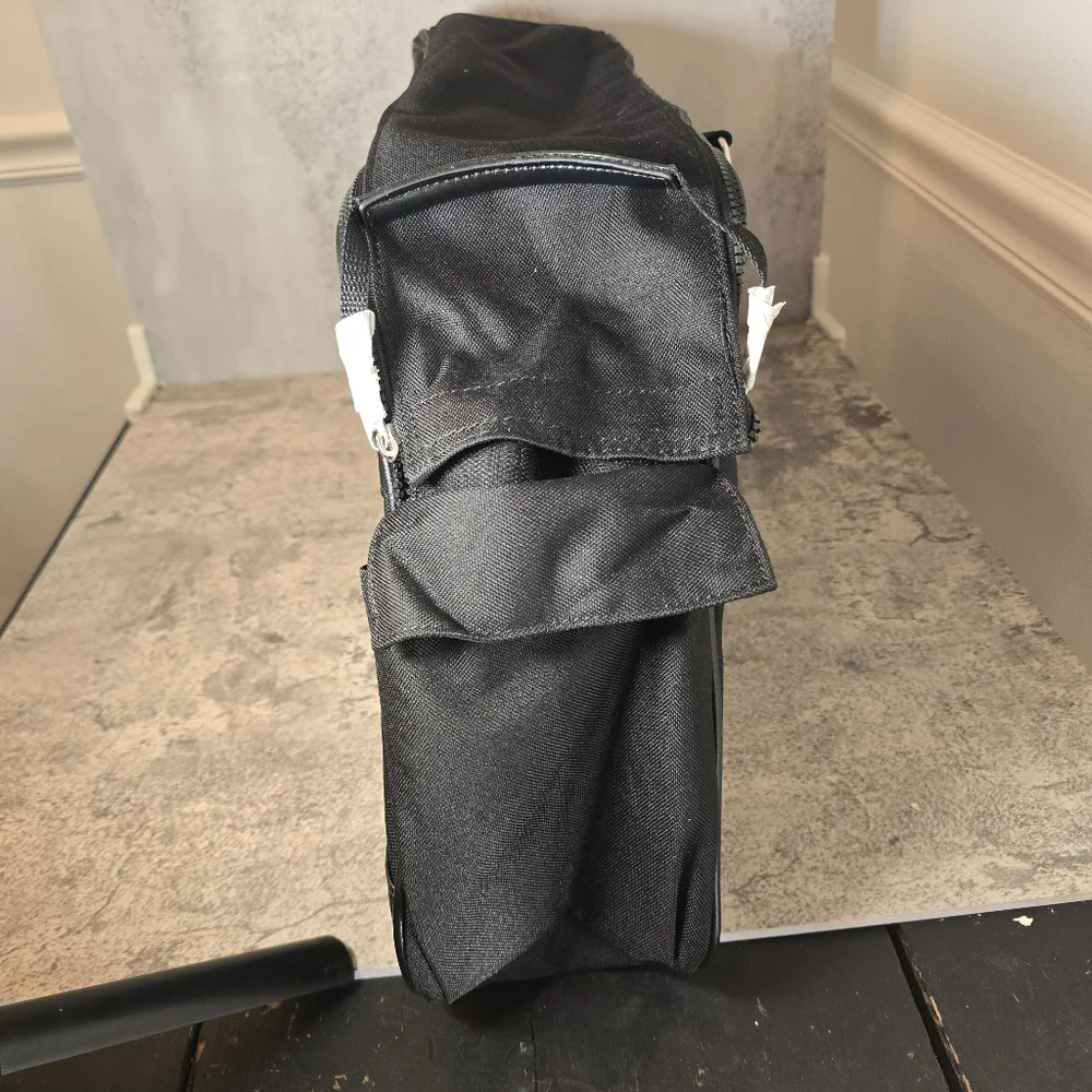 HARLEY DAVIDSON LOGO LUGGAGE BAG BLACK SADDLE LINER MOTORCYCLE Handles